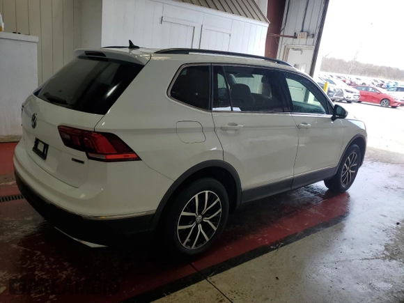 2021 Volkswagen Tiguan SE with VIN 3VV2B7AX5MM009482, listed as a Copart auction lot 54020465 with 91,828 mi miles and Clean Title. Bid and sale history available at DreamBid. Image 3.