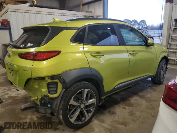 2020 Hyundai Kona Limited with VIN KM8K33A56LU493221, listed as a Copart auction lot 68171752 with 60,744 mi miles. Bid and sale history available at carsss.com. Image 3.