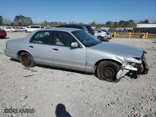 2001 Ford Crown Victoria with VIN 2FAFP73WX1X104907, listed as a Copart auction lot 50045165 with 88,797 mi miles and Salvage Title. Bid and sale history available at carsss.com. Image 4.