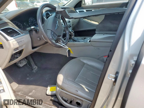2017 Genesis G80 3.8L z VIN KMHGN4JE1HU175973, wystawiony jako Copart lot #55889575 z przebiegiem 106 543 mil mil oraz Szkoda całkowita • Salvage title. Historia ofert i sprzedaży dostępna na DreamBid. Obrazek 7.