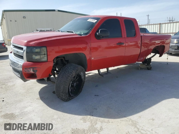 2007 Chevrolet Silverado 1500 LT w/1LT with VIN 2GCEC19C071643236, listed as a Copart auction lot 49526005 with 193,730 mi miles and Clean Title. Bid and sale history available at carsss.com. Image 1.