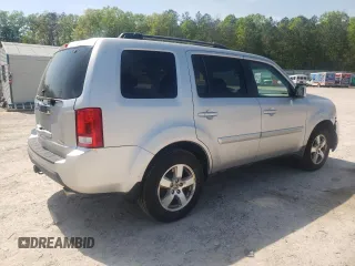 2011 Honda Pilot EX-L with VIN 5FNYF4H57BB050486, listed as a Copart auction lot 54008245 with 62,793 mi miles and Salvage Title. Bid and sale history available at DreamBid. Image 3.