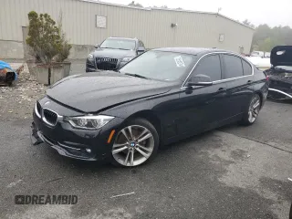 2018 BMW 3 Series 328d with VIN WBA8E5C54JA507646, listed as a Copart auction lot 75518574 with 50,951 mi miles and Salvage title. Bid and sale history available at DreamBid. Image 1.