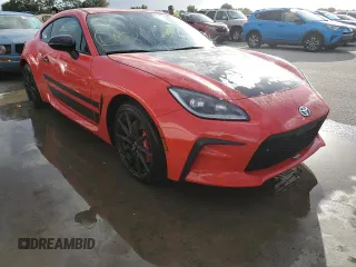 2024 Toyota GR86 TRUENO Edition with VIN JF1ZNBM16R8750627, listed as a Copart auction lot 76022594 with 0 mi miles and Salvage Title. Bid and sale history available at carsss.com. Image 4.