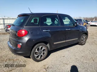 2014 FIAT 500L Lounge with VIN ZFBCFACH0EZ004946, listed as a Copart auction lot 49595515 with 98,669 mi miles and Salvage Title. Bid and sale history available at carsss.com. Image 3.