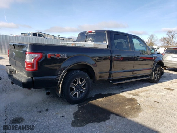 2015 Ford F-150 XLT w/HD Payload Pkg with VIN 1FTFW1EF8FKD63767, listed as a Copart auction lot 87078584 with 136,306 mi miles and Salvage Title. Bid and sale history available at carsss.com. Image 3.