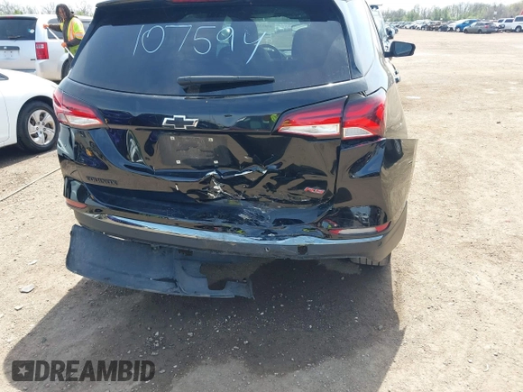 2023 Chevrolet Equinox RS z VIN 3GNAXMEG5PL107594, wystawiony jako IAAI lot #42093279 z przebiegiem 59 663 mil mil oraz . Historia ofert i sprzedaży dostępna na DreamBid. Obrazek 17.