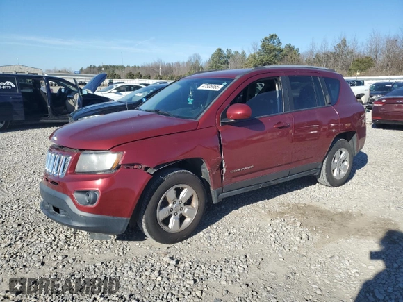2016 Jeep Compass Latitude with VIN 1C4NJCEB0GD651470, listed as a Copart auction lot 47505465 with 130,826 mi miles and Salvage Title. Bid and sale history available at carsss.com. Image 1.