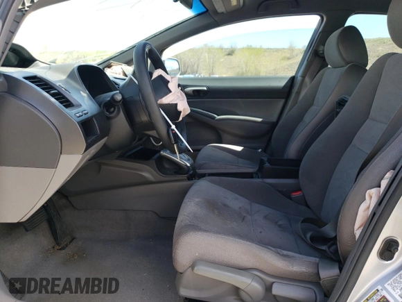 2008 Honda Civic LX with VIN JHMFA16568S001202, listed as a Copart auction lot 54562225 with 117,344 mi miles and Salvage Title. Bid and sale history available at DreamBid. Image 7.
