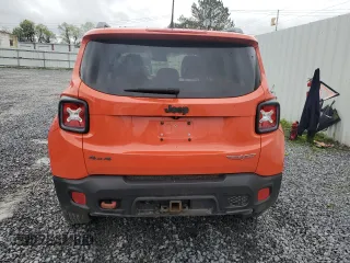 2015 Jeep Renegade Trailhawk with VIN ZACCJBCT0FPB74261, listed as a Copart auction lot 56067395 with 182,703 mi miles and Clean Title. Bid and sale history available at carsss.com. Image 6.