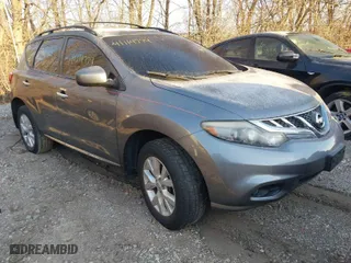 2013 Nissan Murano SL with VIN JN8AZ1MW3DW318295, listed as a IAAI auction lot 41781703 with 169,429 mi miles. Bid and sale history available at carsss.com. Image 1.