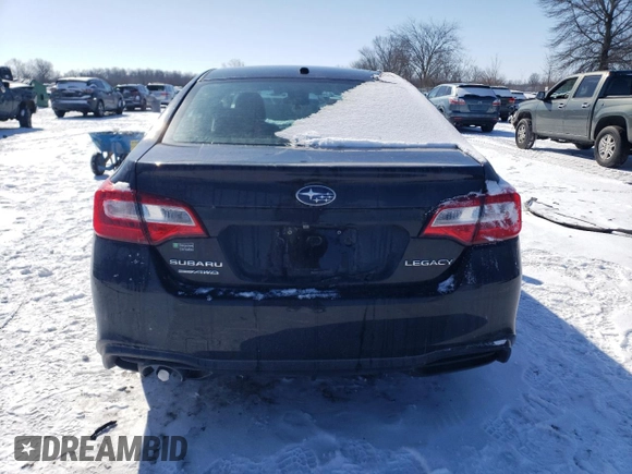 2019 Subaru Legacy with VIN 4S3BNAB68K3029958, listed as a Copart auction lot 46089265 with 56,621 mi miles and Salvage Title. Bid and sale history available at carsss.com. Image 6.