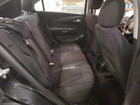 2015 Chevrolet Sonic LT with VIN 1G1JC5SB3F4133093, listed as a Copart auction lot 42963825 with 86,957 mi miles and Salvage Title. Bid and sale history available at carsss.com. Image 10.