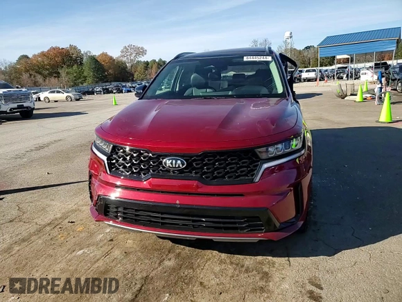 2021 Kia Sorento S with VIN 5XYRL4LC0MG065619, listed as a Copart auction lot 84445244 with 35,489 mi miles and Salvage Title. Bid and sale history available at carsss.com. Image 11.