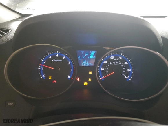 2011 Hyundai Tucson Limited with VIN KM8JUCAC1BU315061, listed as a Copart auction lot 45864255 with 55,057 mi miles and Salvage Title. Bid and sale history available at carsss.com. Image 9.
