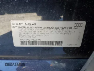 2018 Audi A8 z VIN WAU44AFD7JN000195, wystawiony jako Copart lot #42916214 z przebiegiem 181 353 mil mil oraz . Historia ofert i sprzedaży dostępna na DreamBid. Obrazek 13.