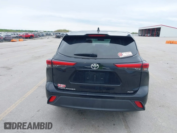2023 Toyota Highlander L with VIN 5TDKDRBH2PS515299, listed as a IAAI auction lot 42336203 with 23,301 mi miles and . Bid and sale history available at DreamBid. Image 16.