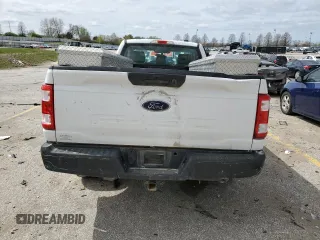 2021 Ford F-150 XL with VIN 1FTMF1C56MKD81988, listed as a Copart auction lot 51101275 with 94,531 mi miles and Salvage title. Bid and sale history available at DreamBid. Image 6.