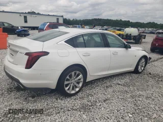 2025 Cadillac CT5 Premium Luxury with VIN 1G6DN5RWXS0101138, listed as a Copart auction lot 60369325 with 18,046 mi miles and Salvage title. Bid and sale history available at DreamBid. Image 3.