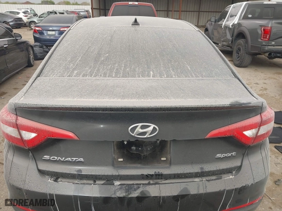 2015 Hyundai Sonata 2.4L Limited with VIN 5NPE34AF8FH243557, listed as a IAAI auction lot 41828576 with 95,261 mi miles. Bid and sale history available at carsss.com. Image 16.