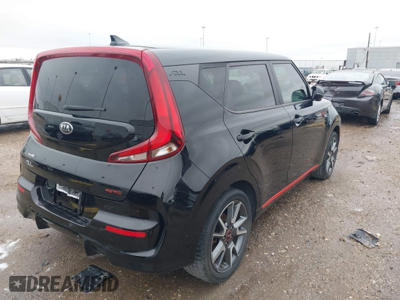 2021 Kia Soul GT-Line with VIN KNDJ63AU4M7138014, listed as a IAAI auction lot 41271237 with 43,124 mi miles and . Bid and sale history available at DreamBid. Image 4.