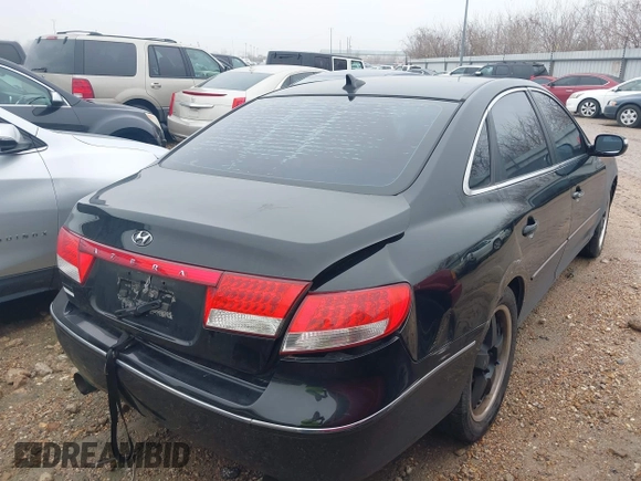 2009 Hyundai Azera Limited with VIN KMHFC46F49A392441, listed as a IAAI auction lot 41285125 with 122,613 mi miles and . Bid and sale history available at DreamBid. Image 4.