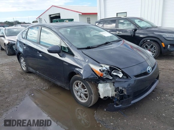 2011 Toyota Prius I with VIN JTDKN3DU0B1440435, listed as a IAAI auction lot 41823491 with 163,028 mi miles. Bid and sale history available at carsss.com. Image 1.