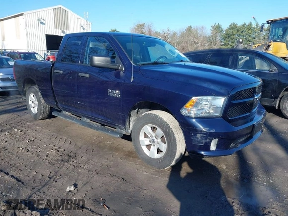 2018 Ram 1500 Express with VIN 1C6RR7FG8JS334512, listed as a IAAI auction lot 41868580 with 80,117 mi miles and . Bid and sale history available at DreamBid. Image 1.