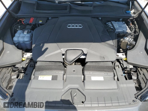 2021 Audi Q8 Premium Plus with VIN WA1BVAF10MD034366, listed as a Copart auction lot 59676554 with 50,640 mi miles and Salvage Title. Bid and sale history available at carsss.com. Image 12.