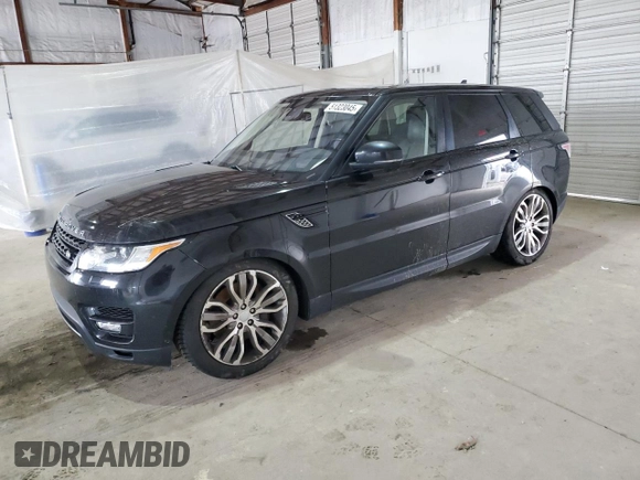 2016 Land Rover Range Rover Sport V8 Dynamic with VIN SALWR2EFXGA557567, listed as a Copart auction lot 51323045 with 183,237 mi miles and Clean Title. Bid and sale history available at carsss.com. Image 1.