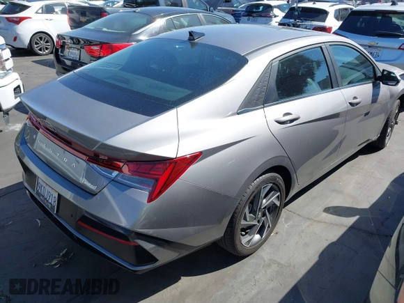 2024 Hyundai Elantra Limited with VIN KMHLP4DG9RU690159, listed as a IAAI auction lot 41829861 with 4,276 mi miles and . Bid and sale history available at DreamBid. Image 4.