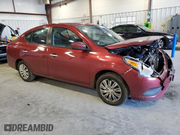 2016 Nissan Versa SV with VIN 3N1CN7AP2GL899110, listed as a Copart auction lot 48454855 with 182,247 mi miles and Salvage Title. Bid and sale history available at carsss.com. Image 4.