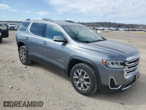2020 GMC Acadia SLT with VIN 1GKKNULS2LZ182156, listed as a Copart auction lot 50761875 with 91,837 mi miles and Salvage Title. Bid and sale history available at DreamBid. Image 4.
