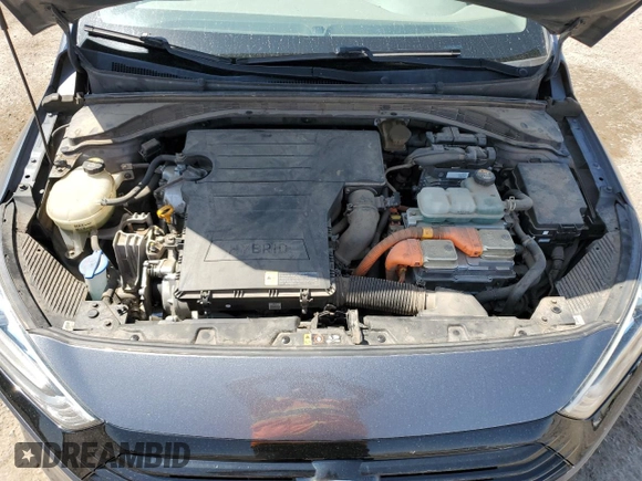 2019 Hyundai Ioniq Blue with VIN KMHC65LC5KU145024, listed as a Copart auction lot 64689825 with 91,418 mi miles and Salvage title. Bid and sale history available at DreamBid. Image 11.