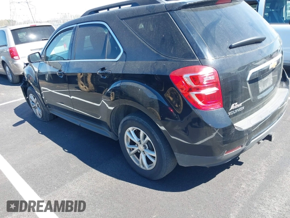 2017 Chevrolet Equinox LT with VIN 2GNALCEK5H1580294, listed as a IAAI auction lot 41857207 with 115,768 mi miles. Bid and sale history available at carsss.com. Image 3.