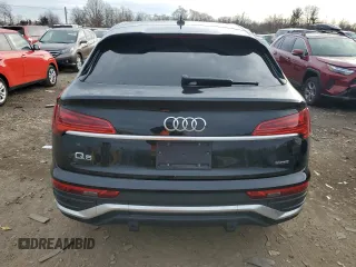 2023 Audi Q5 Sportback S line Premium Plus with VIN WA15AAFY2P2069934, listed as a Copart auction lot 83076934 with Not provided miles and Salvage title. Bid and sale history available at DreamBid. Image 6.