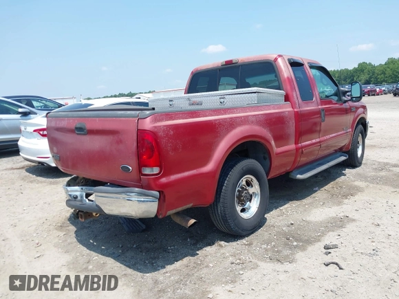 2002 Ford F-250 XL with VIN 1FTNX20F32EB42981, listed as a IAAI auction lot 42585853 with 244,297 mi miles and . Bid and sale history available at DreamBid. Image 4.