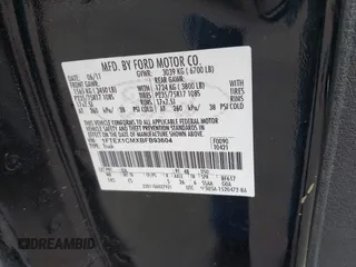 2011 Ford F-150 XL with VIN 1FTEX1CMXBFB93604, listed as a IAAI auction lot 42057008 with 251,614 mi miles and . Bid and sale history available at DreamBid. Image 9.
