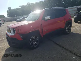 2015 Jeep Renegade Limited с VIN ZACCJBDT0FPB64035, выставлен на аукционе Copart как лот 61962525 с пробегом 162 682 миль миль и Списание • Salvage title. История ставок и продаж доступна на DreamBid. Изображение 1.