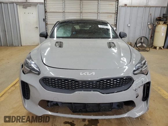 2022 Kia Stinger GT-Line with VIN KNAE35LD6N6118287, listed as a Copart auction lot 51643355 with Not Provided miles and Clean Title. Bid and sale history available at DreamBid. Image 5.
