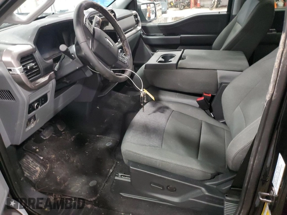 2024 Ford F-150 XLT with VIN 1FTEW3LP1RKD77680, listed as a Copart auction lot 44554285 with 948 mi miles and Salvage Title. Bid and sale history available at carsss.com. Image 7.
