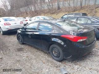 2012 Hyundai Elantra GLS PZEV with VIN KMHDH4AE4CU311094, listed as a IAAI auction lot 41868461 with 109,976 mi miles. Bid and sale history available at carsss.com. Image 3.