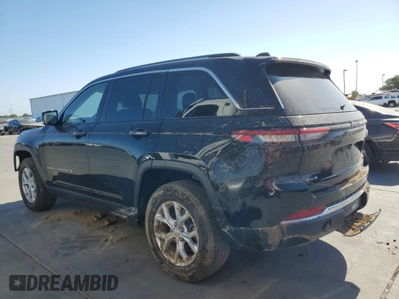 2023 Jeep Grand Cherokee Limited with VIN 1C4RJHBG8PC580605, listed as a Copart auction lot 61129795 with 27,404 mi miles and Salvage title. Bid and sale history available at DreamBid. Image 2.