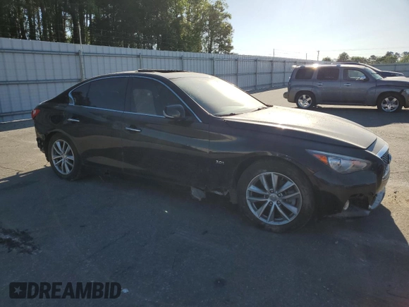 2017 Infiniti Q50 Premium z VIN JN1EV7AP9HM737748, wystawiony jako Copart lot #53266615 z przebiegiem 117 489 mil mil oraz Szkoda całkowita • Salvage title. Historia ofert i sprzedaży dostępna na DreamBid. Obrazek 4.