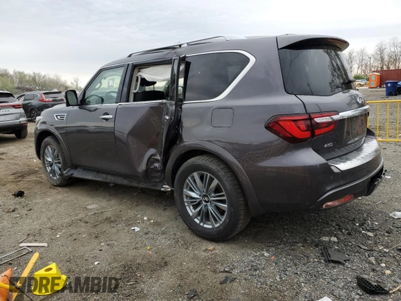 2024 Infiniti QX80 LUXE with VIN JN8AZ2AE8R9329431, listed as a Copart auction lot 52670805 with 32,635 mi miles and Non Repairable. Bid and sale history available at carsss.com. Image 2.