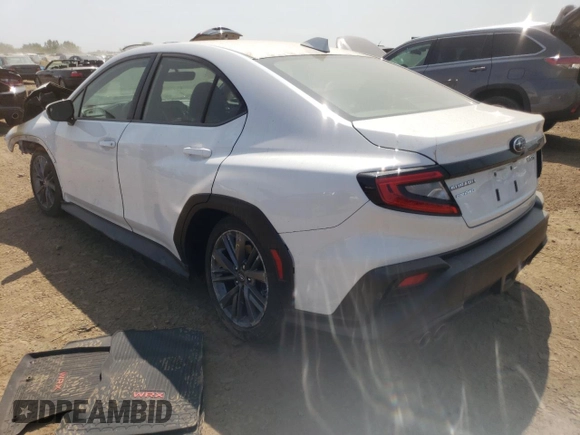 2023 Subaru WRX with VIN JF1VBAB69P8818416, listed as a Copart auction lot 68448934 with Not provided miles and Salvage title. Bid and sale history available at DreamBid. Image 2.