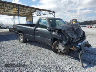 2005 Chevrolet Silverado 1500 Work Truck with VIN 1GCEC14Z95Z255227, listed as a Copart auction lot 46175915 with 144,609 mi miles and Salvage Title. Bid and sale history available at carsss.com. Image 4.