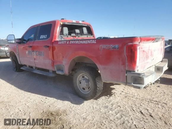 2024 Ford Super Duty F-250 SRW XL with VIN 1FT7W2BA4REC47312, listed as a Copart auction lot 47113465 with 0 mi miles and Salvage Title. Bid and sale history available at carsss.com. Image 2.