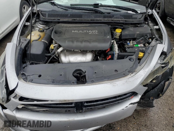 2015 Dodge Dart SXT with VIN 1C3CDFBB8FD222570, listed as a Copart auction lot 46621535 with 158,240 mi miles and Salvage Title. Bid and sale history available at carsss.com. Image 11.