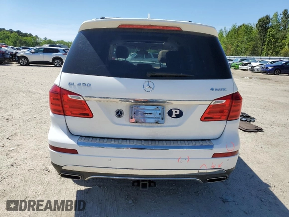 2015 Mercedes-Benz GL-Class GL 450 with VIN 4JGDF6EE1FA449788, listed as a Copart auction lot 50819414 with 95,024 mi miles. Bid and sale history available at carsss.com. Image 6.